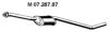 OPEL 852102 Middle Silencer